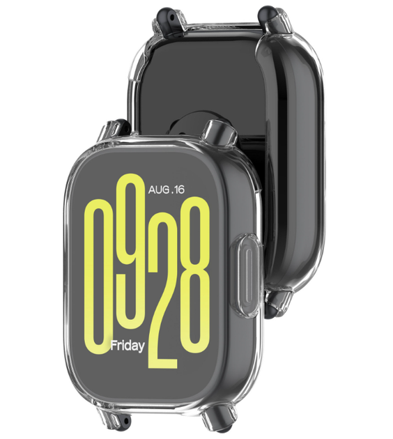 Чохол для Xiaomi Redmi Watch 5 Active | Silicone Face Case (clear) - Фото 2 Чохол для Xiaomi Redmi Watch 5 Active | Silicone Face Case (clear) - зображення 2