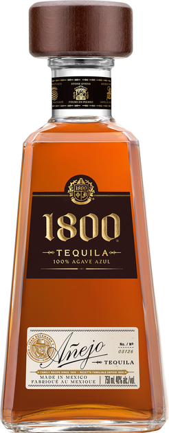 1800 Tequila Añejo 750ml 1800 Añejo Tequila 750ML – San Francisco Tequila Shop