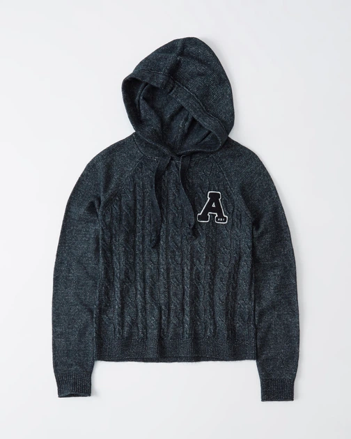 Худи женское - худи Abercrombie & Fitch AF5951W S Темно-синий - изображение 2