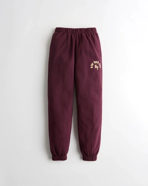 Джоггеры женские - штаны джоггеры Hollister HC9291W S Бордовый - Фото 1 Джоггеры женские - штаны джоггеры Hollister HC9291W S Бордовый - изображение 1