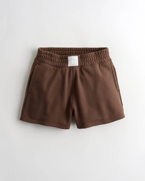 Шорты Hollister HC9335W S Коричневый - Фото 1 Шорты Hollister HC9335W S Коричневый - изображение 1