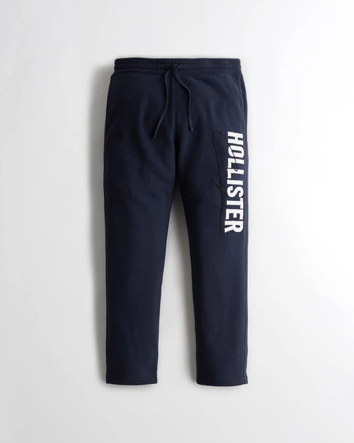 Мужские спортивные штаны Hollister HC9440M L Темно-синий - Фото 1 Мужские спортивные штаны Hollister HC9440M L Темно-синий - изображение 1
