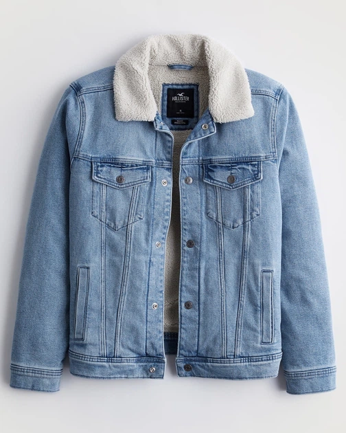 Джинсовая куртка Hollister HC9773M M Голубой - изображение 2
