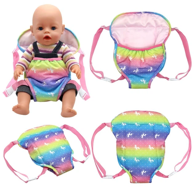 Переноска - рюкзак для куклы Беби Бона / Baby Born 40 - 43 см разноцветная 8618 - Фото 2 Переноска - рюкзак для куклы Беби Бона / Baby Born 40 - 43 см разноцветная 8618 - изображение 2