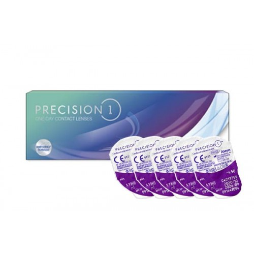 Контактные линзы Alcon Precision 1 однодневные -4 30 шт. - Фото 3 Контактные линзы Alcon Precision 1 однодневные -4 30 шт. - изображение 3