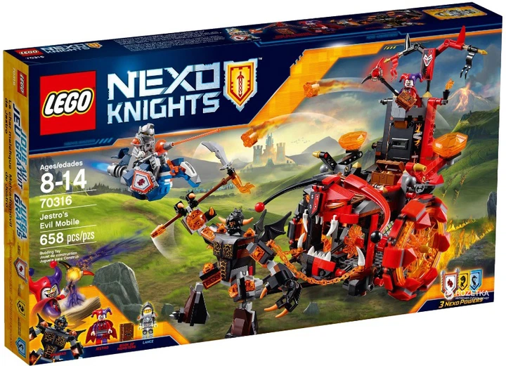 Конструктор LEGO NEXO KNIGHTS Джестро-мобиль (70316) – игрушки с