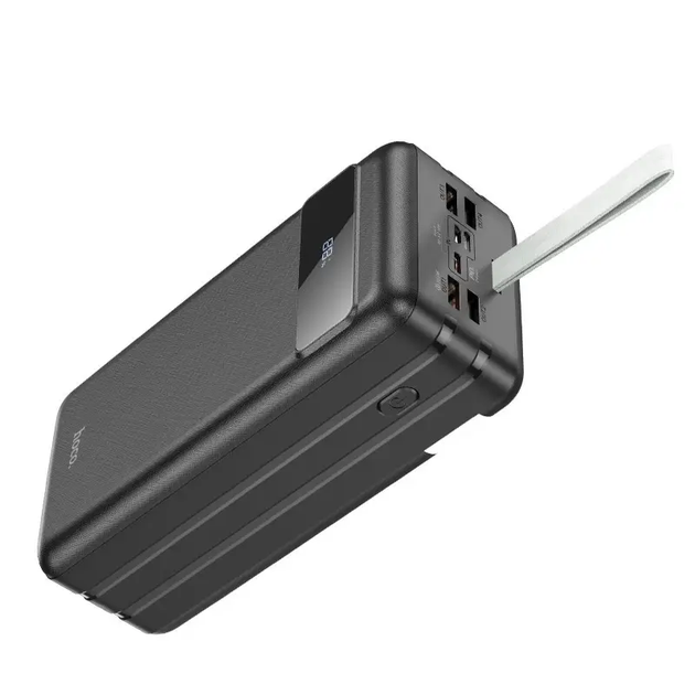 Powerbank Hoco J86B 60000 mAh Type-C з ліхтариком та швидкою зарядкою Чорний G-6769 - изображение 3