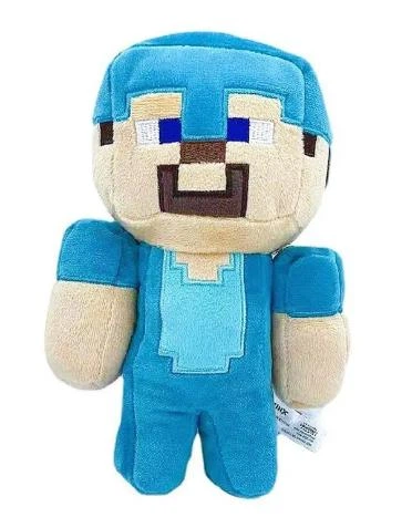 Детская игрушка из игры Minecraft (Майнкрафт) Стив Steve Mojang 18 см (Happy Explorer Diamond Steve) Голубой - Фото 5 Детская игрушка из игры Minecraft (Майнкрафт) Стив Steve Mojang 18 см (Happy Explorer Diamond Steve) Голубой - изображение 5