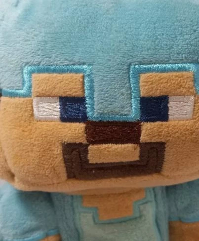 Детская игрушка из игры Minecraft (Майнкрафт) Стив Steve Mojang 18 см (Happy Explorer Diamond Steve) Голубой - Фото 9 Детская игрушка из игры Minecraft (Майнкрафт) Стив Steve Mojang 18 см (Happy Explorer Diamond Steve) Голубой - изображение 9