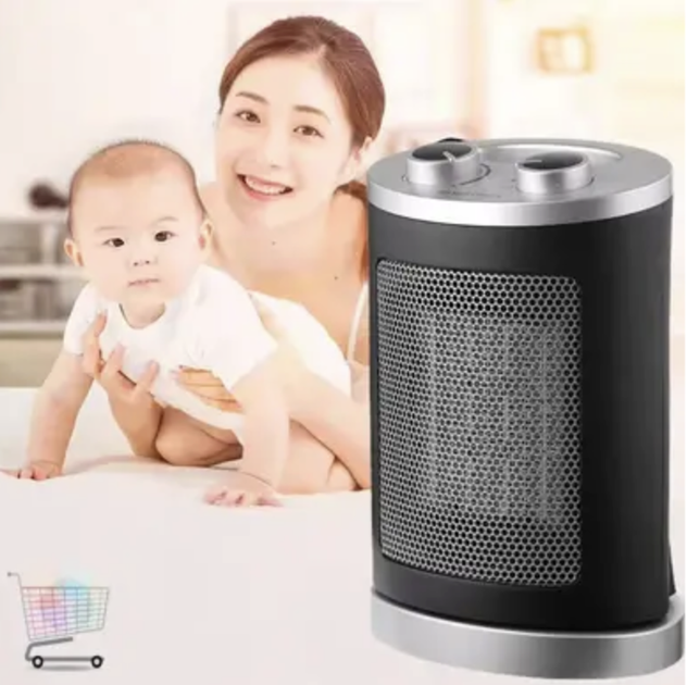 Тепловентилятор напольный Domotec MS-5905 Ceramic 1500 Вт Серый - изображение 3