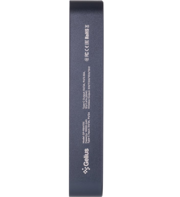 Додаткова батарея з бездротовою зарядкою Gelius Nexus Magnetic Wireless Charge 15W GP-PBW110i 10 000mAh - зображення 6