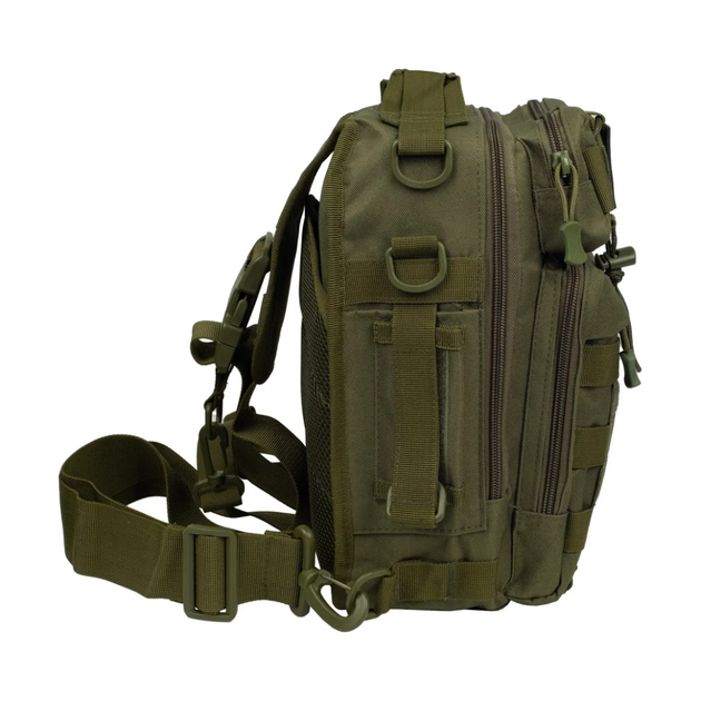 Сумка через плече Tribe Sling Pack 6,5 L T-IE-0003, olive - зображення 2