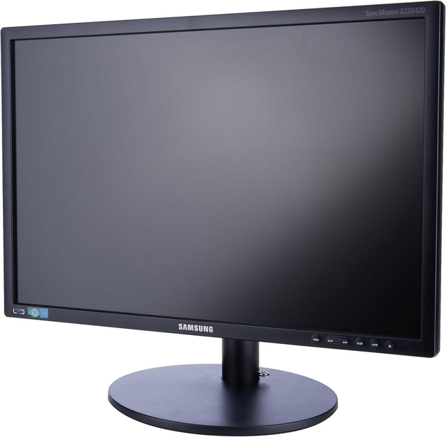 Монітор Samsung S22B420BW чорний (22" TN/1680x1050/16:10/250кд/м2) (03-SA-22-S22B420-A) Refurbished - изображение 2