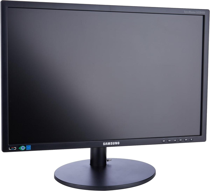 Монітор Samsung S22B420BW чорний (22" TN/1680x1050/16:10/250кд/м2) (03-SA-22-S22B420-A) Refurbished - изображение 3