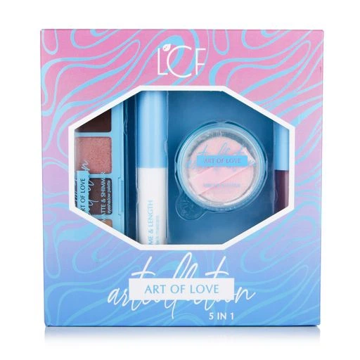 Набор подарочный для макияжа LCF Art Of Love (тушь для ресниц, 4