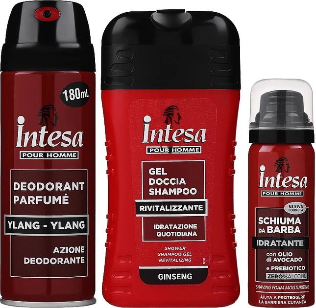 Набор, 4 продукта - Intesa Pour Homme Essential (1287790-12169605) - изображение 2