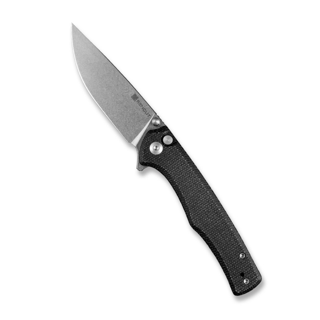 Кишеньковий складаний тактичний ніж Sencut Crowley S21012-2 D2 Black (S21012-2) - зображення 1