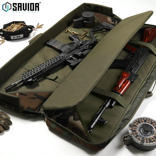 Тактический двойной чехол для оружия Savior Equipment 46"in M81 Woodland Realtree Edge - изображение 2