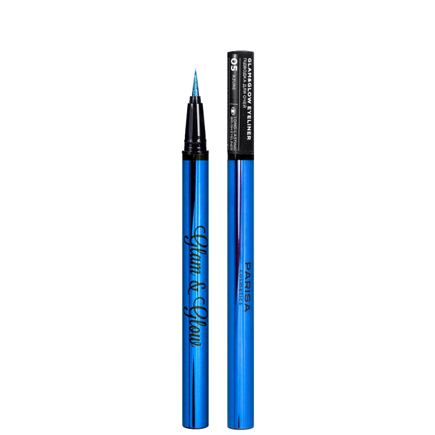Подводка-фломастер для глаз Parisa Cosmetics Glam&Glow PF-300 № 05 Azure - Фото 1 Подводка-фломастер для глаз Parisa Cosmetics Glam&Glow PF-300 № 05 Azure - изображение 1