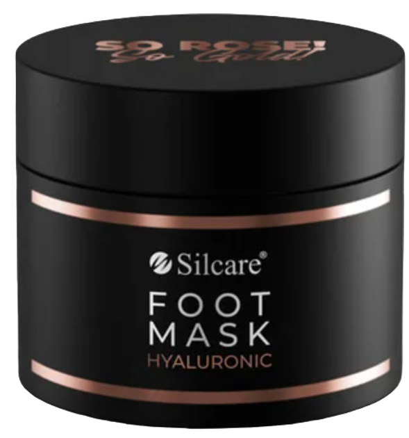 Маска для догляду за ногами Silcare So Rose So Gold гіалуронова зволожуюча 150 мл (5902560540475) - зображення 1