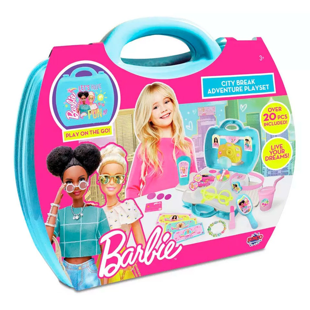 Набір для творчості Mattel Barbie валіза з аксесуарами (5060573546171) - зображення 1