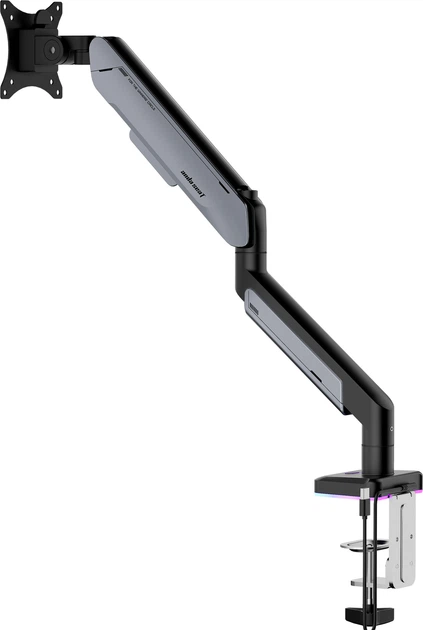 Uchwyt do monitora Anda Seat Stealth Pro II RGB 17''-42'' Titanium (AD-W-A9X-1S-BT) - obraz 8