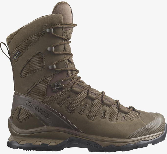 Берцы тактические Salomon Quest 4D Forces 2 High GTX р44.5 (28.5см) коричневые (472341) - изображение 1