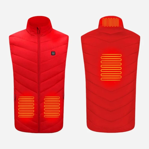Теплый жилет мужской Thermalli Val Cenis 10100105-02 M Красный (5407000101662) - изображение 3