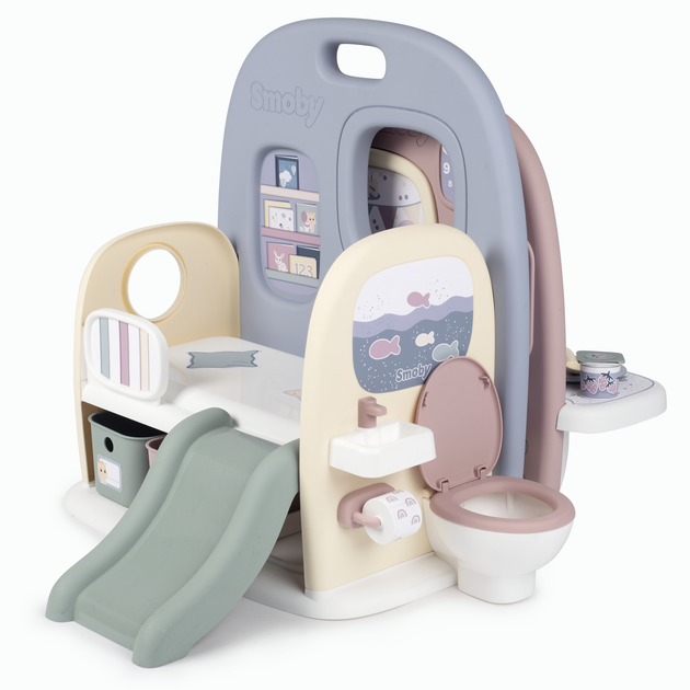 Ігровий набір Smoby Baby Care кімната для ляльки + 27 аксесуарів (240307) (3032162403075) - зображення 5