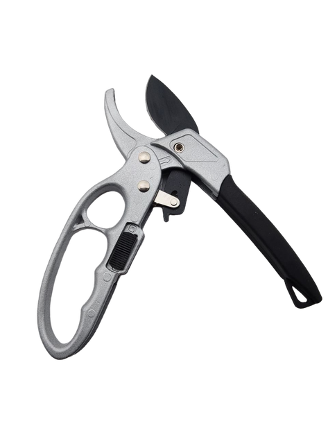 Секатор с храповым механизмом 200мм, японская сталь SK5 с