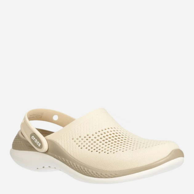 Жіночі крокси Crocs Literide 360 Clog 206708-0WW 39-40 Бежеві (196265649242) - зображення 2