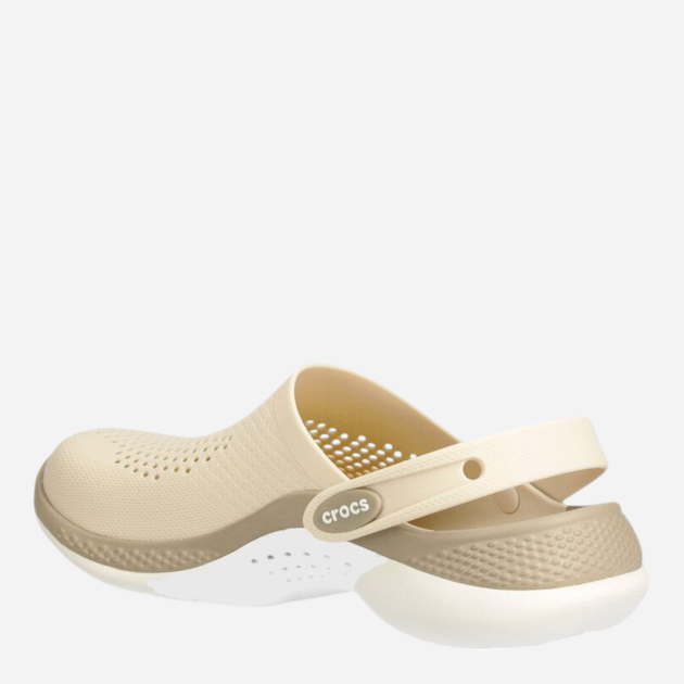 Chodaki męskie Crocs Literide 360 Clog 206708-0WW 45-46 Beżowe (196265649181) - obraz 3