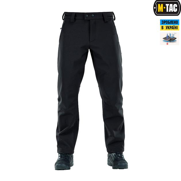 Штани M-Tac Soft Shell Vent Black 30/34 - зображення 2