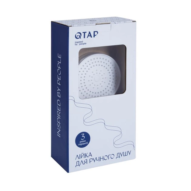 Лійка для ручного душу Qtap Rucni D 130 мм округла QTRUC125CRM45950 Chrome - изображение 4