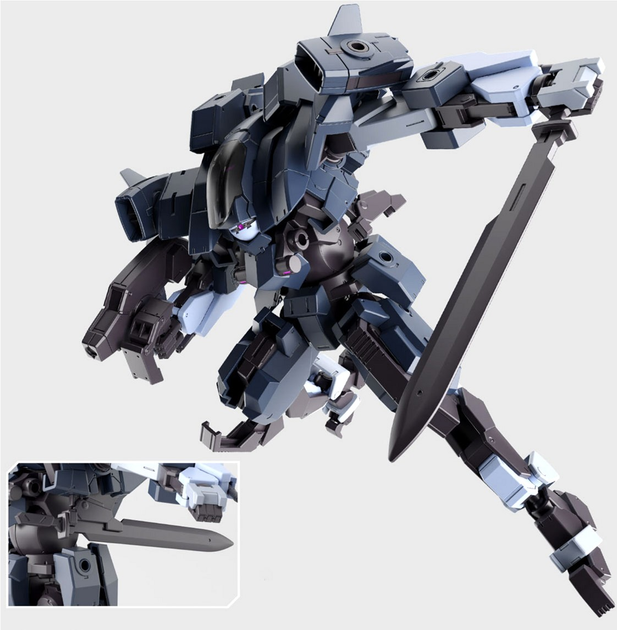 Model do składania Bandai High Grade Kyoukai Senki Aaronrihno Grady Exclusive 1:72 (4573102662903) - obraz 3