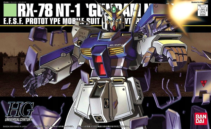 Model do składania Bandai HGUC Gundam RX-78 NT-1 Alex NT-1 1:14 (4573102591586) - obraz 3