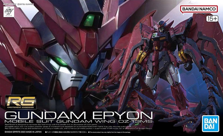 Model do składania Bandai Real Grade Gundam Epyon 1:144 (4573102654427) - obraz 2