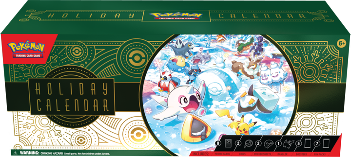 Kalendarz adwentowy Pokemon Company International Pokemon TCG Holiday Calendar 2024 (edycja angielska) (0820650858291) - obraz 5
