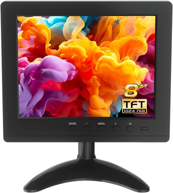 Монитор 8" WHOLEV EP001 HD TFT 60 Гц - изображение 1