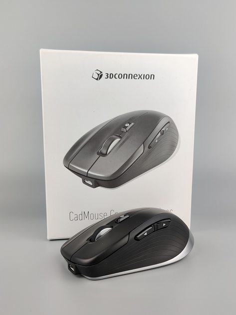 Беспроводная компьютерная мышь 3Dconnexion CadMouse Compact Черная Б/В - изображение 6