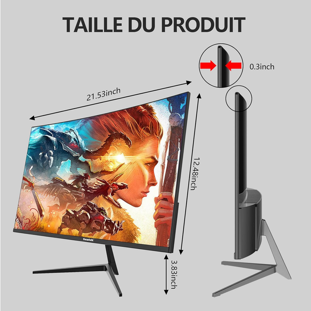 Монитор 24.5" Gawfolk GF240I Full HD VA 180 Гц - изображение 4