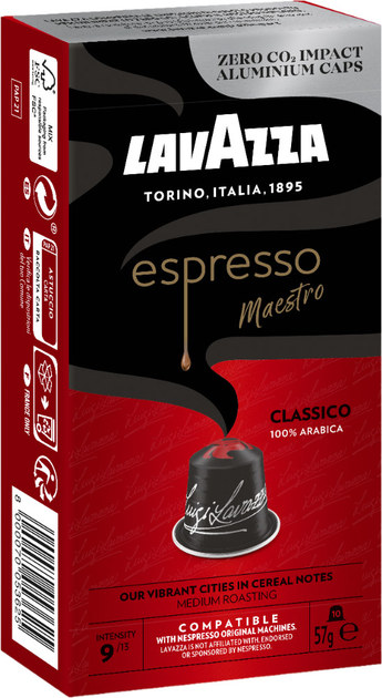 Kawa w kapsułkach Lavazza Espresso Maestro Classico 10 szt (8000070053625) - obraz 1