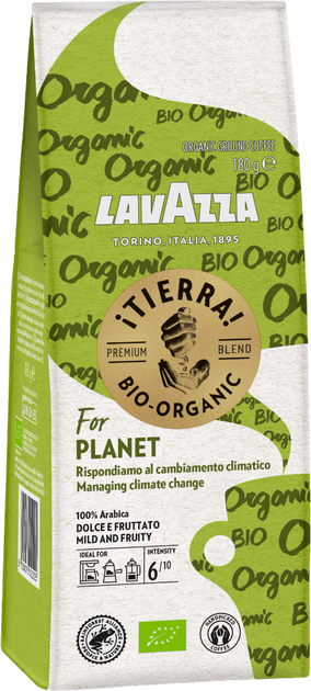 Кава мелена Lavazza Tierra Bio-Organic for Planet 180 г (8000070022225) - зображення 2