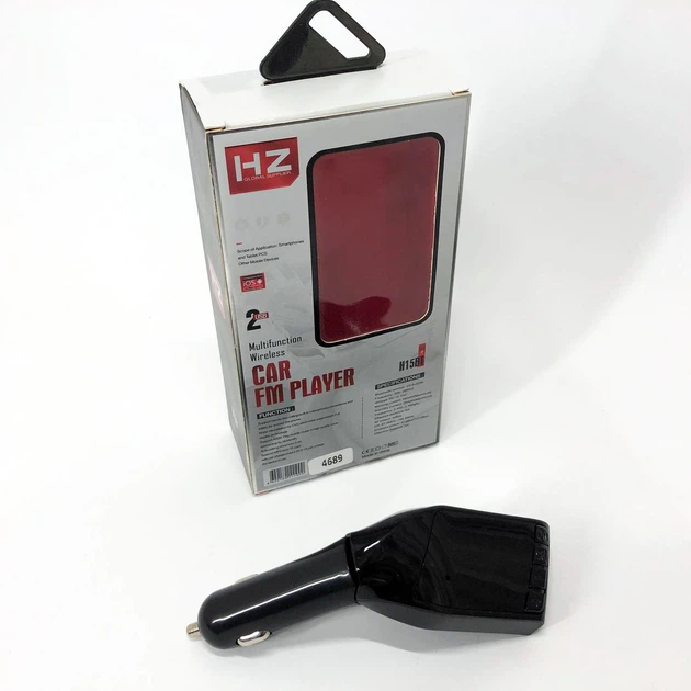 FM трансмиттер H15 Bluetooth с USB, черный - изображение 5