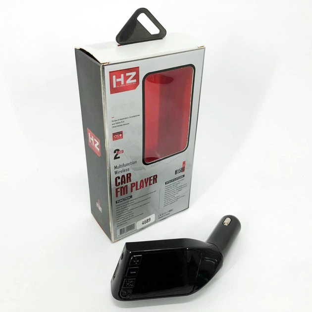 FM трансмиттер H15 Bluetooth с USB, черный - изображение 3