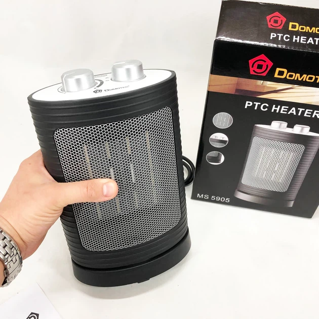 Дуйка DOMOTEC MS-5905 Ceramic, тепловентилятор, електричний обігрівач, дуйчик обігрівач - зображення 5