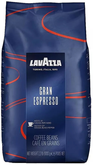 Kawa ziarnista Lavazza Gran Espresso 1 kg (8000070021341) - obraz 1