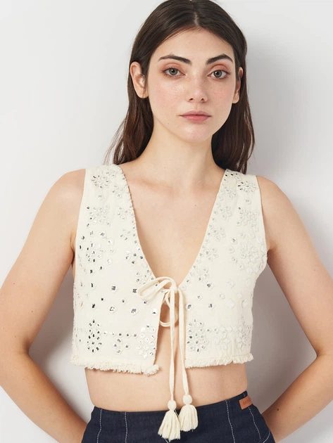 Куртка женская Zara 8817/177 M Бежева (00881717712031) - Фото 4 Куртка женская Zara 8817/177 M Бежева (00881717712031) - изображение 4