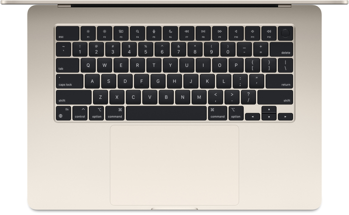 Ноутбук Apple MacBook Air 15.3" M3 16/256GB 2024 (MC9F4UA/A) Starlight - изображение 2