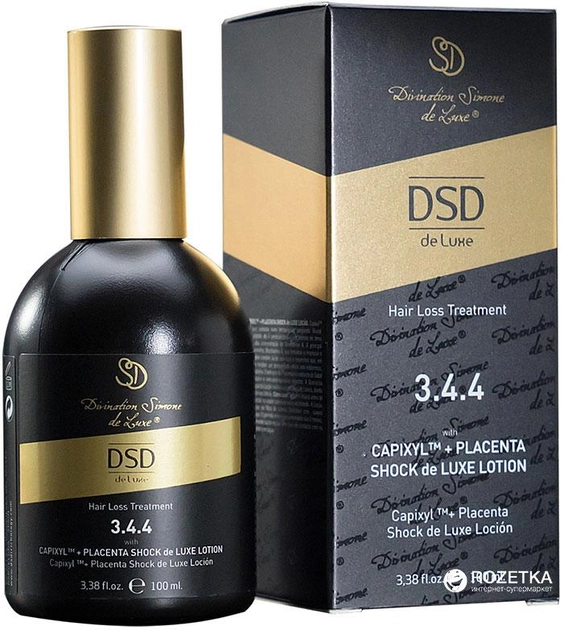 Лосьон DSD de Luxe 3.4.4 Capixyl+Placenta Shock De Luxe Lotion для улучшения роста волос и предотвращения выпадения 100 мл (8437011863508) 